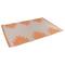Orange & Beige Aztec Print Outdoor Area Rug, 4ft. x 6ft.